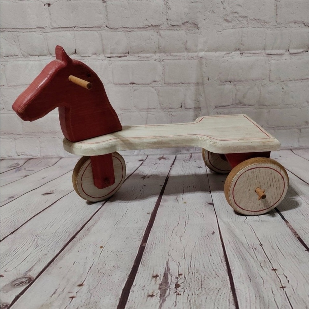 18x11 1/2 Wooden ride on horse